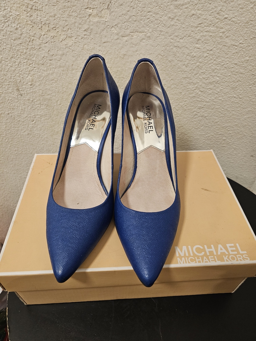 Michael Kors Women's Blue Pointed-Toe Pumps